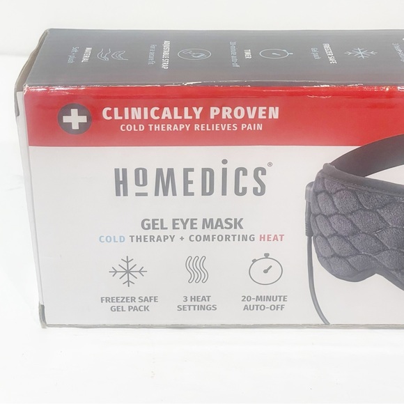 HoMedics Relaxing Sleep Gel Eye Mask, Heated, Weighted, Calming Comfort NEW - Picture 3 of 3